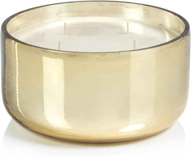 Siberian Fir Scented Candle Jar - Gold