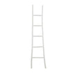 White Wood Handmade Slanted Decorative Ladder