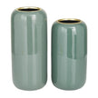 Green Metal Decorative Vase