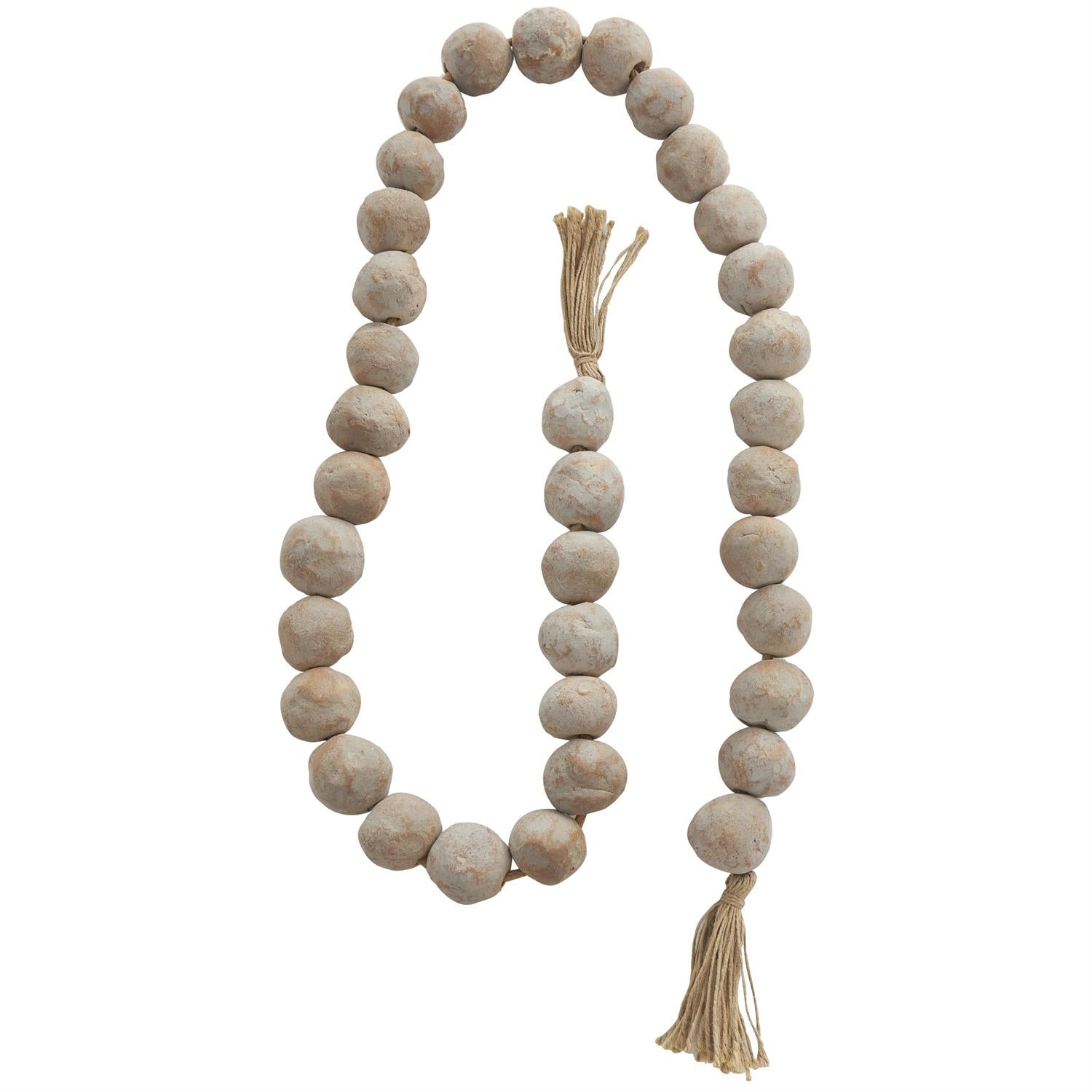 Large Distressed Beaded Garland