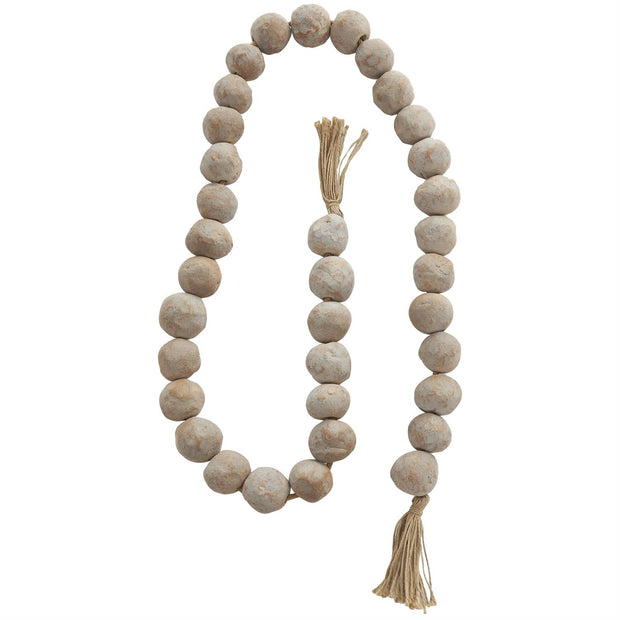 Large Distressed Beaded Garland
