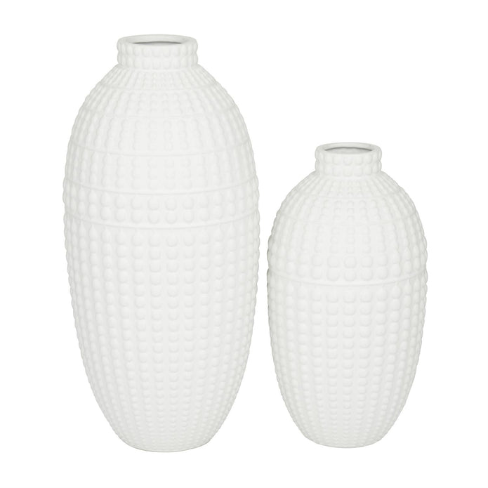 White Ceramic Decorative Vase