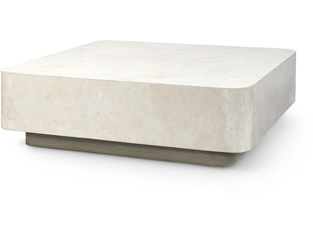 Dakota Square Coffee Table – White