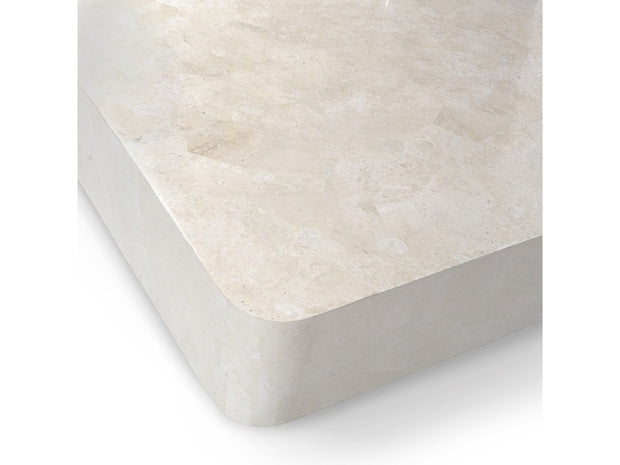 Dakota Square Coffee Table – White