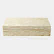 Sazed Chiseled Bone Box-Natural
