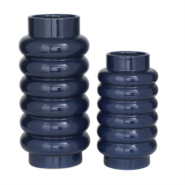 Cosmo Living Dark Blue Ceramic Vase
