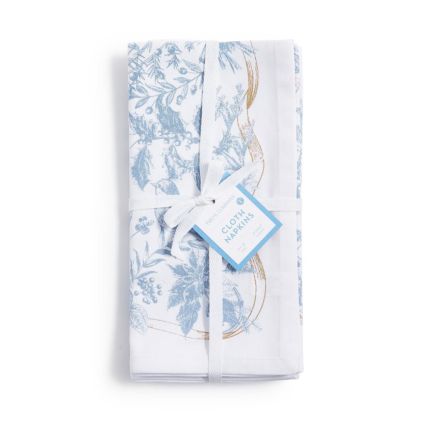 Gilded Cottage Set of 4 Cloth Napkins