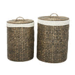 Dark Brown Seagrass Handcrafted Storage Basket