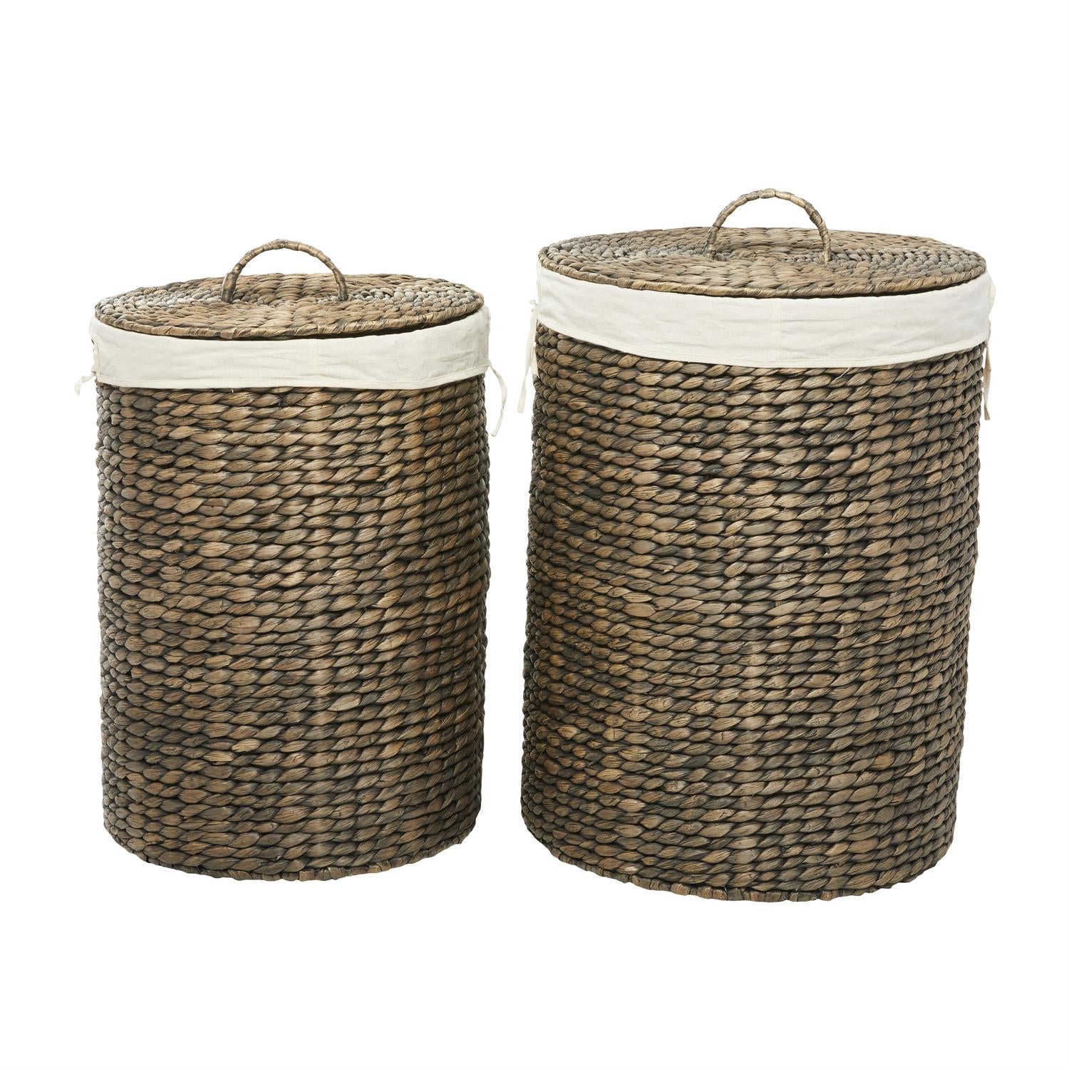 Dark Brown Seagrass Handcrafted Storage Basket