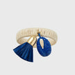 Blue Puka Shell Napkin Ring S/4