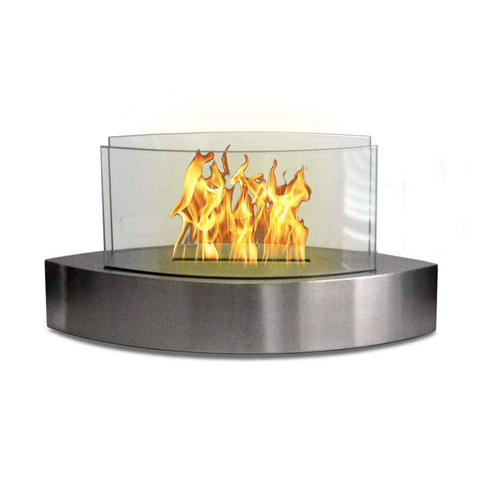 Lexington Model Tabletop Bio-Ethanol Fireplace – Stainless Steel (Open Box)