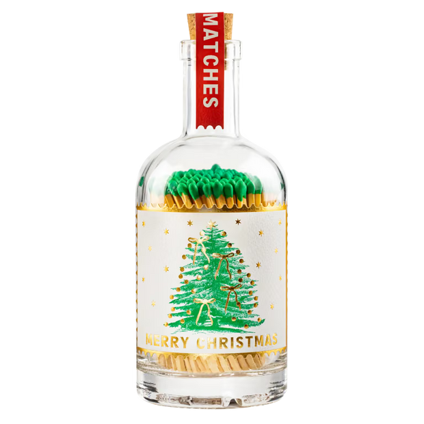 Christmas Tree Match Bottle