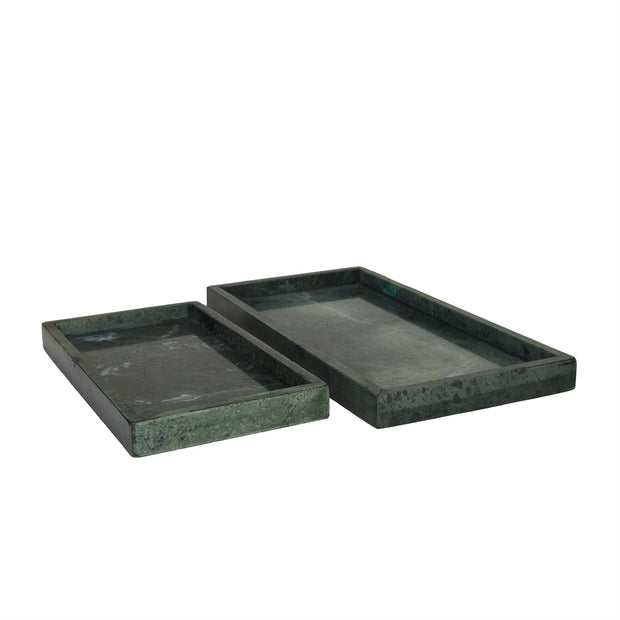 Green Marble Slim Decorative Tray
