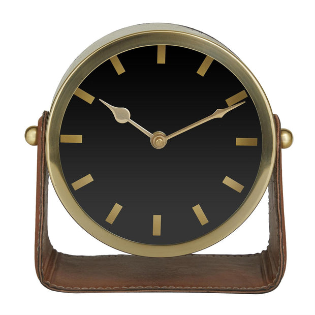 Gold Stainless Steel Metal Decorative Clock