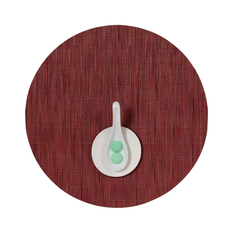 Bamboo Placemats - Cranberry