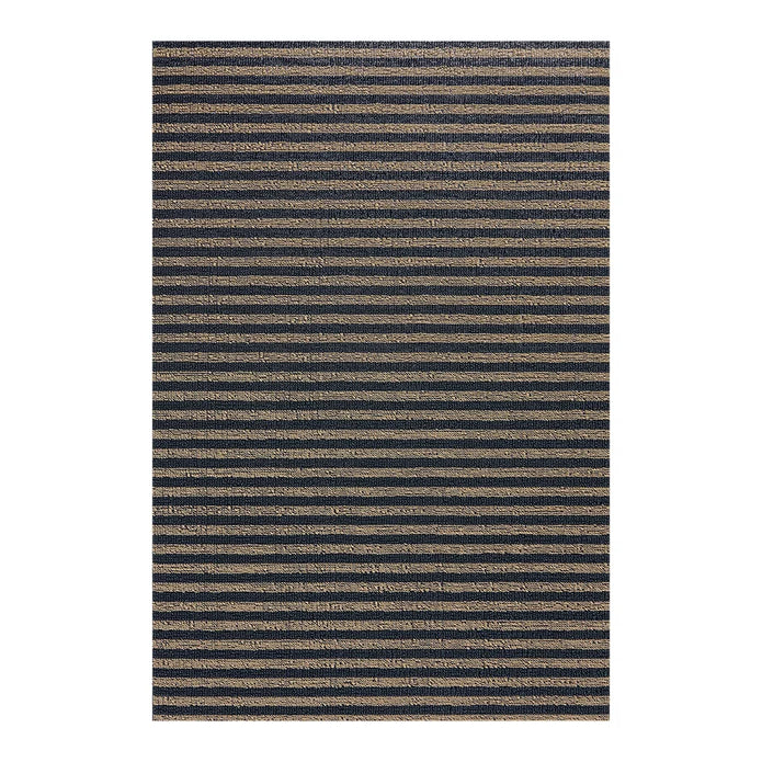 Breton Stripe Shag Utility Mat - Coast