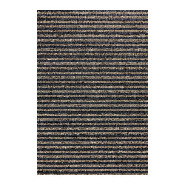Breton Stripe Shag Utility Mat - Coast