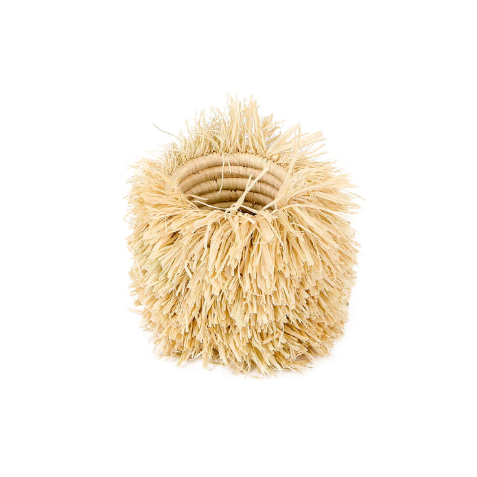 Neutral Brush Cup - 4" Fringed Natural
