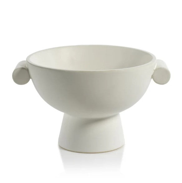 Baden Matt White Ceramic Bowl