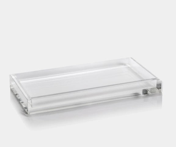Claire Crystal Glass Vanity Tray