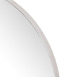 Bellvue Round Mirror- Shiny Stee