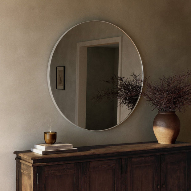 Bellvue Round Mirror LRG-Shiny S