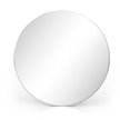 Bellvue Round Mirror- Shiny Stee