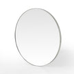 Bellvue Round Mirror- Shiny Stee