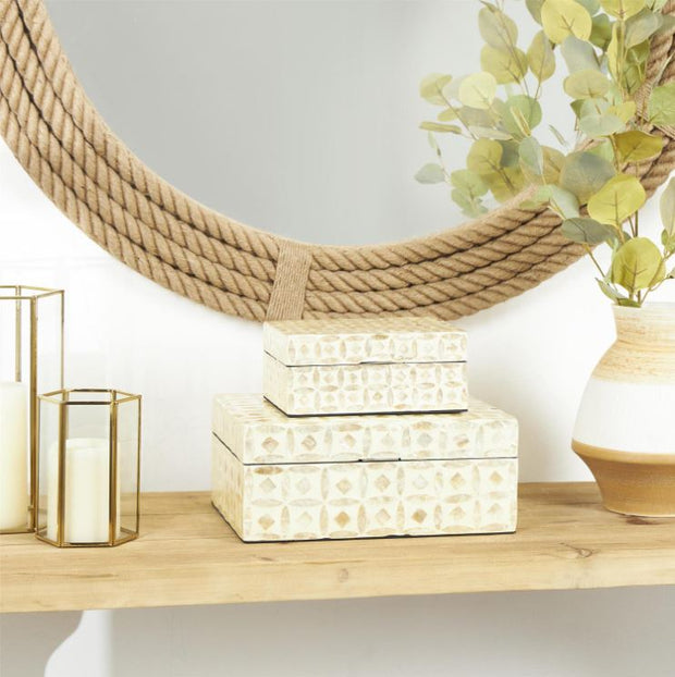 Beige Pearl Storage Box