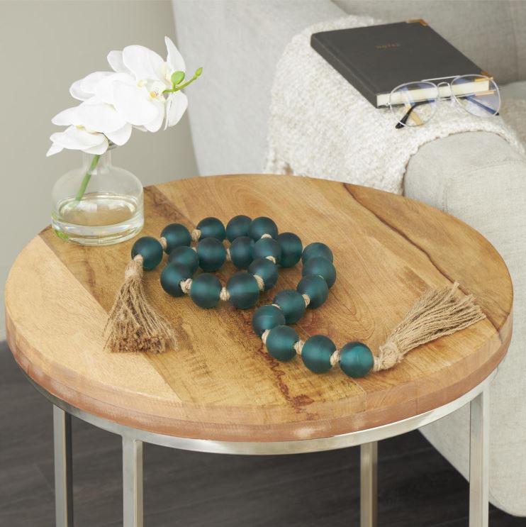 Frosted Bead Garland with Tassle