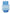 Blue Glass Ombre Bubble Decorative Vase