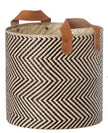 Pandan Chevron Storage Basket – Large