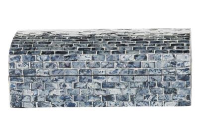 Blue Mother of Pearl Handmade Box - Large