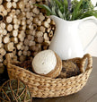 Brown Seagrass Handmade Decorative & Functional Storage Baskets