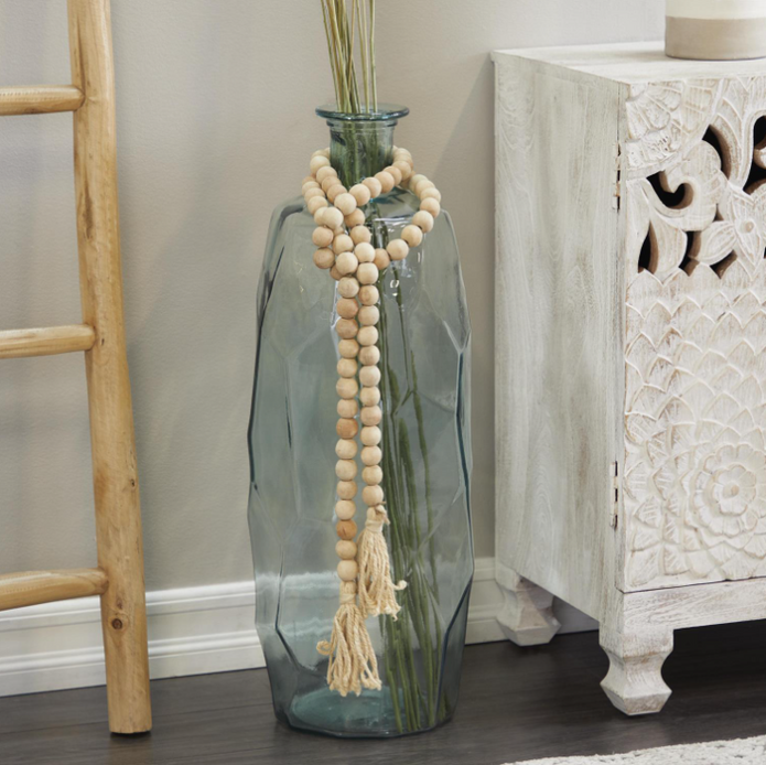 Tan Mango Wood Beaded Garland