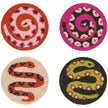 Gardenland Beaded Coasters – Set of 4