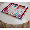 Checkerboard Backgammon Set