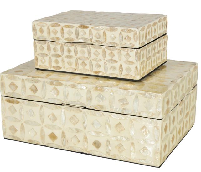 Beige Pearl Storage Box