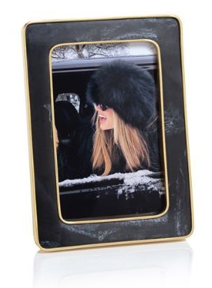 Marbled Black Resin Frame