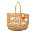 Jute Beach Bag – Hello Sunshine