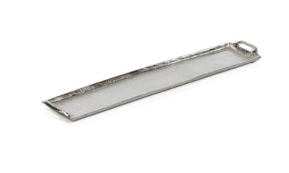 Rectangular Aluminum Tray - Silver