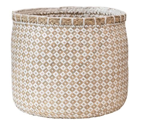 Hand-Woven Baskets with Pattern – Large