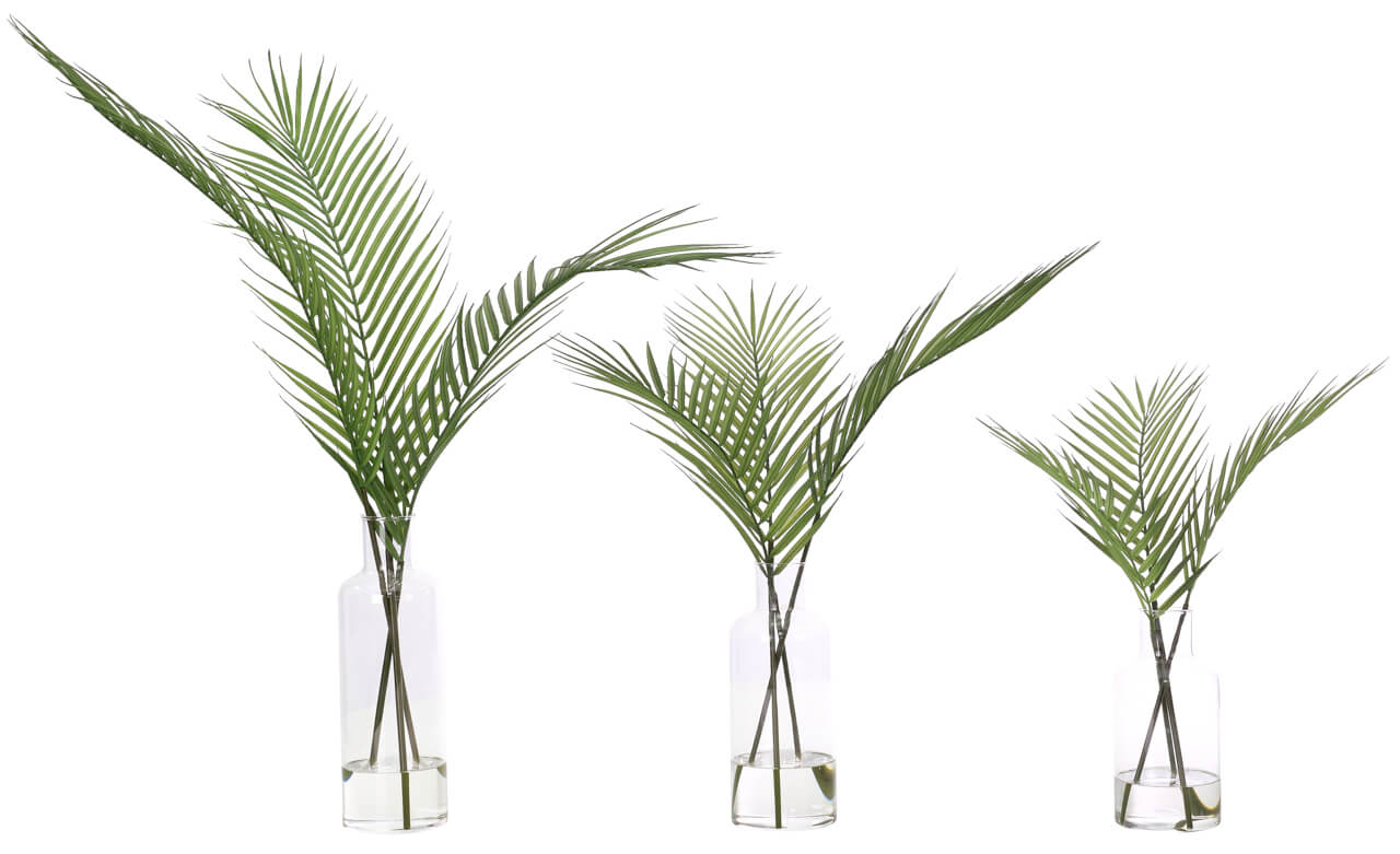 Palm Frond, Faux Watergarden