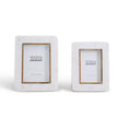 Hoxton White Marble Photo Frame