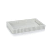 Camogli Scalloped Marble Tray White