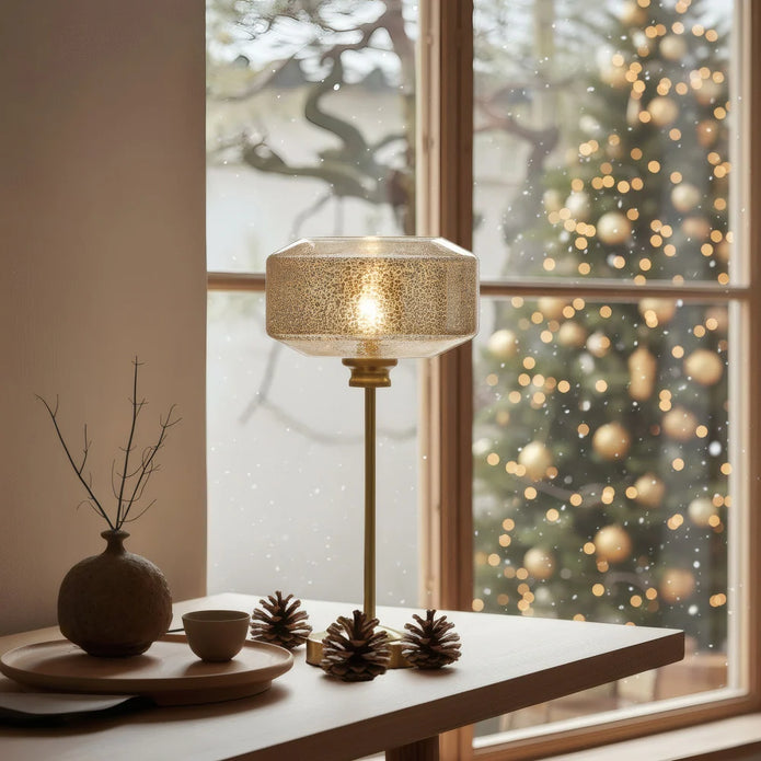 Mercury Glass Table Lamp