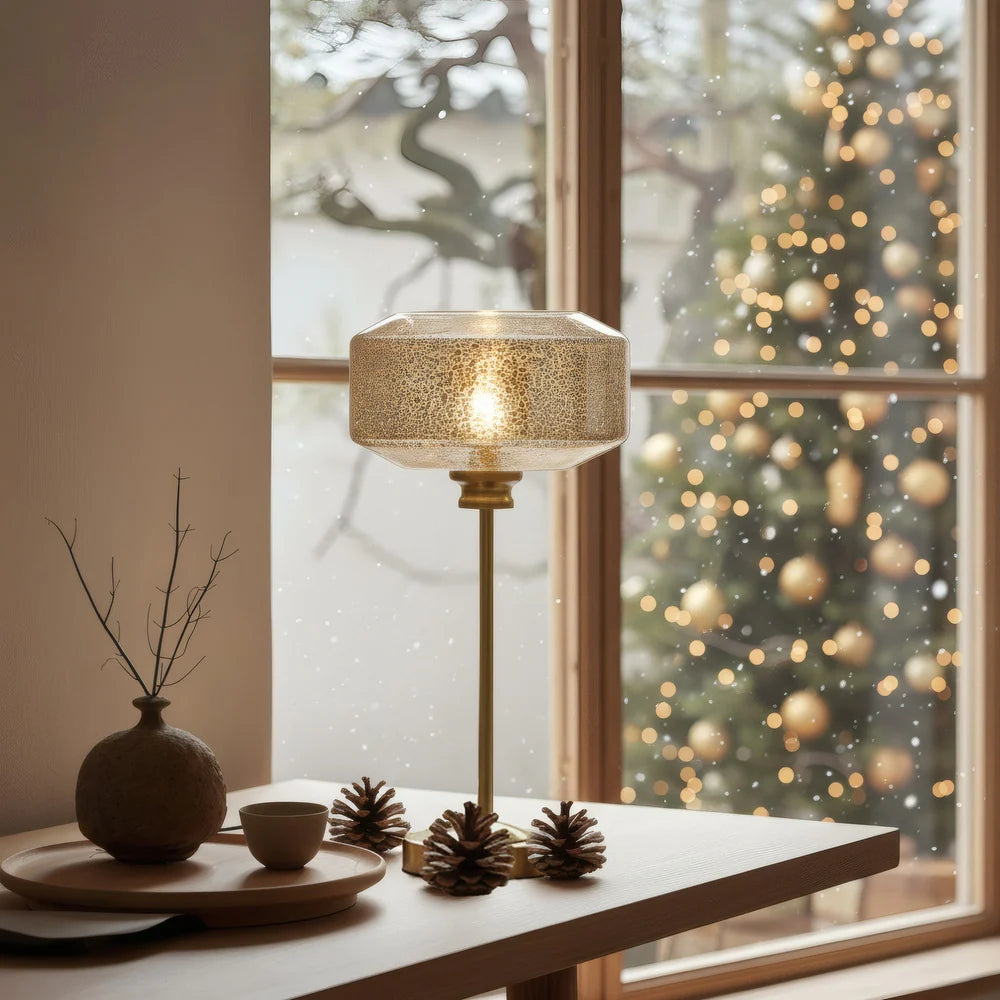 Mercury Glass Table Lamp