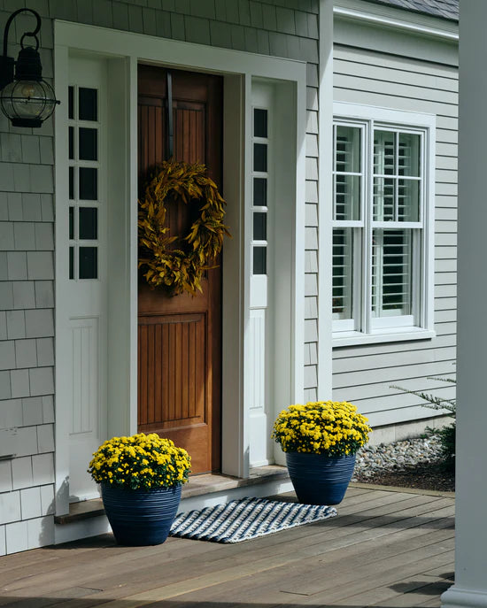X-Large Pearl, Glacier Bay, Navy Doormat
