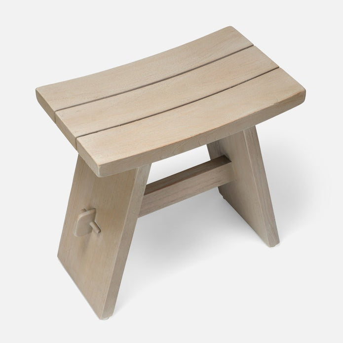 Ned Bench Graywashed Teak