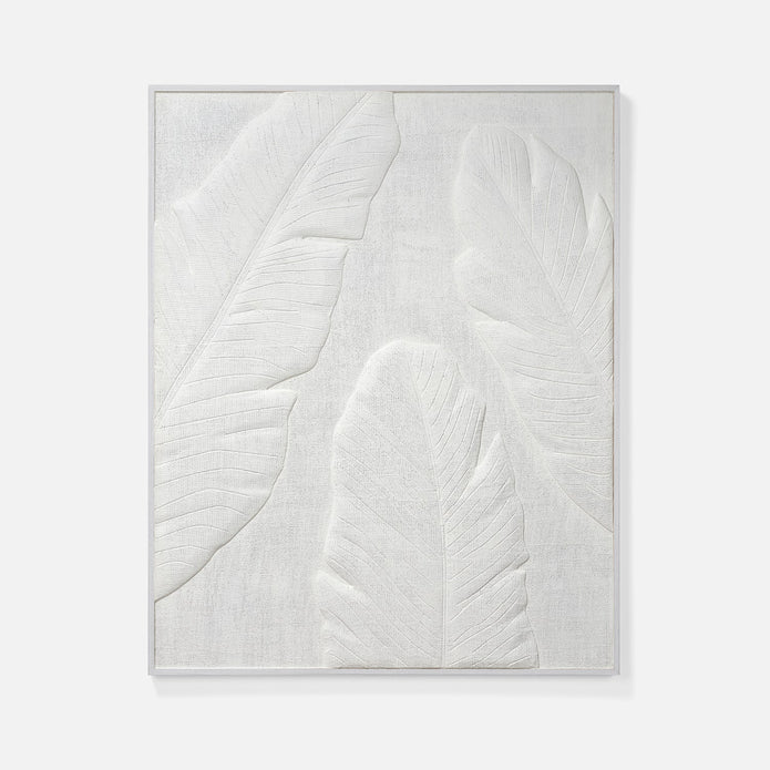 Arber II Wall Art Banana White Jute Plaster